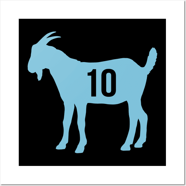 Messi Goat Lionel Messi, Funny Argentina Champions is the GOAT Celebration Wall Art by Printofi.com